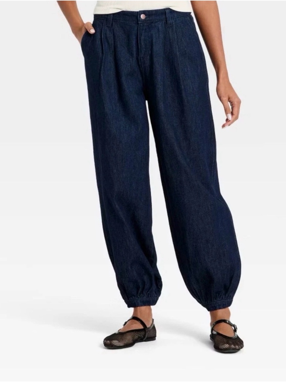 A New Day Dark Indigo Balloon Jeans